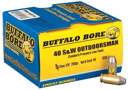 Buffalo Bore .40 S&W Outdoorsman 200 grain Hard Cast Flat Nose ammunition