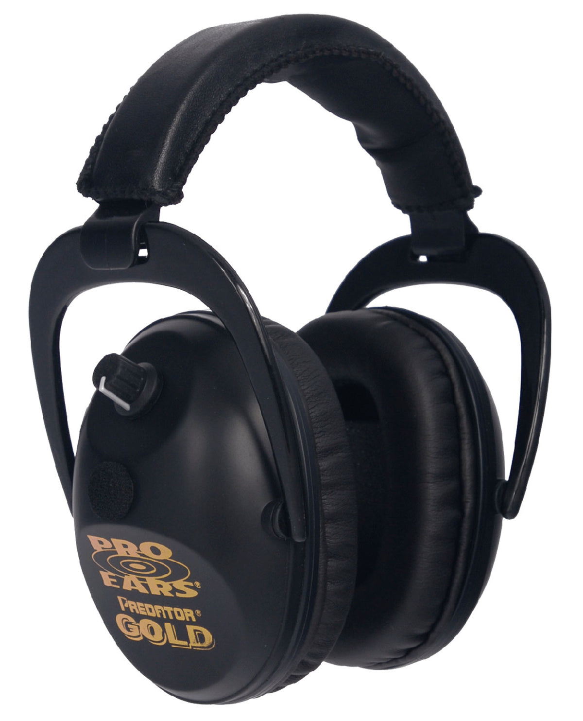 Pro Ears GSP300BLK Predator Gold 26dB Electronic Muff Black/Gold Adult 1 Pair