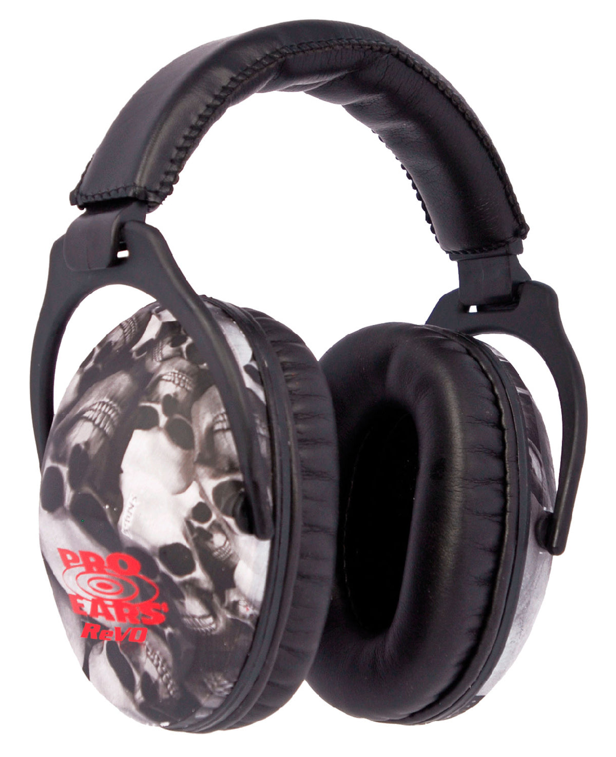 Pro Ears PE26UY006 ReVO 26dB Passive Hearing Protection Muff Black Skull Youth 1 Pair