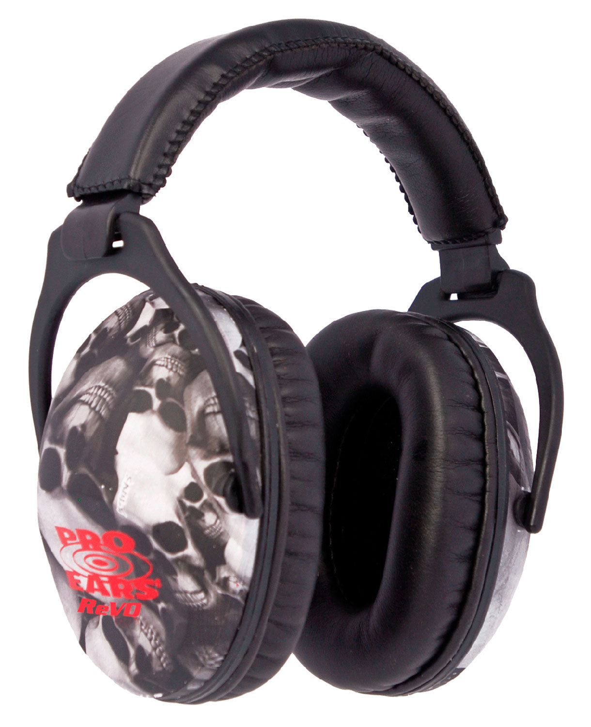 Pro Ears PE26UY006 ReVO 26dB Passive Hearing Protection Muff Black Skull Youth 1 Pair