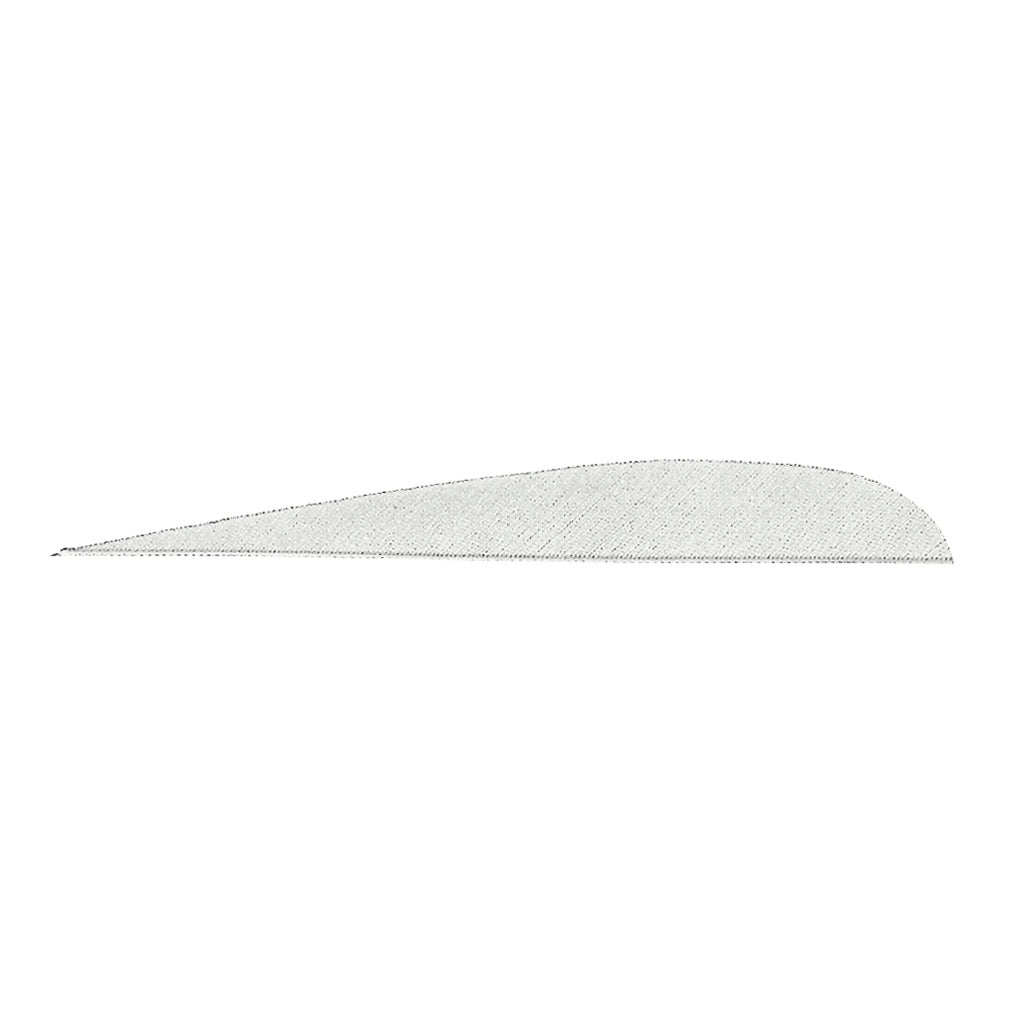 Gateway Parabolic Fletching Feathers White 5" LW 100 Count
