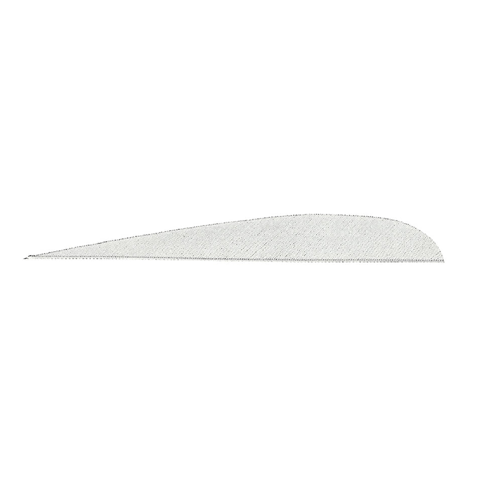 Gateway Parabolic Fletching Feathers White 5" LW 100 Count