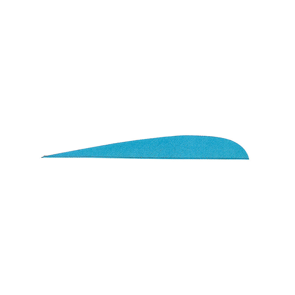 Gateway Parabolic Fletching Feathers Sky Blue 4" RW 100 Count