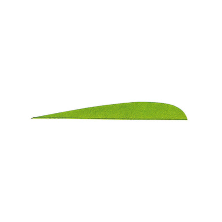 Gateway Parabolic Fletching Feathers Chartreuse 4" RW 100 Count