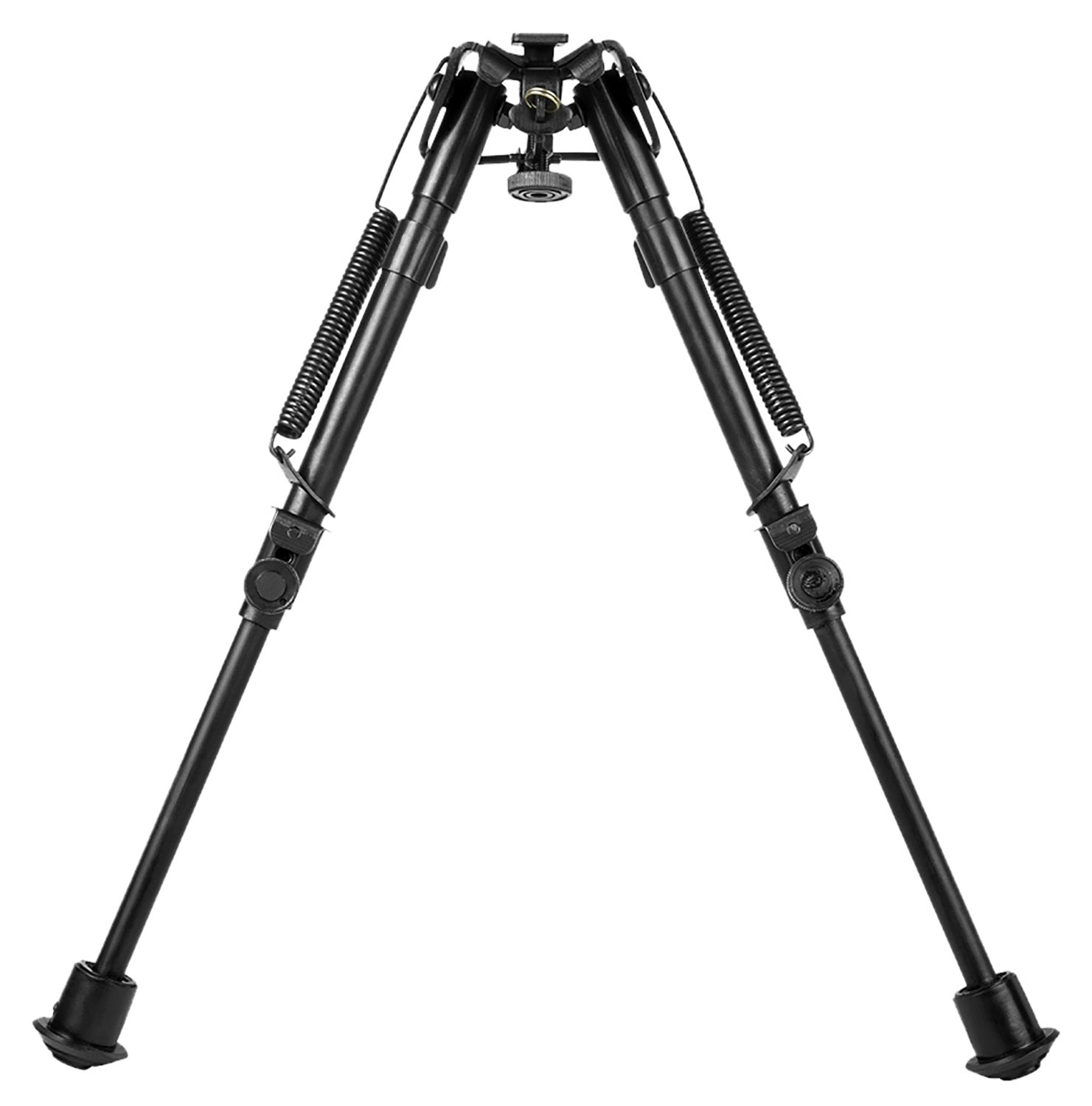 NcStar ABPGF Fullsize Friction Bipod Black 7-11" Aircraft Aluminum/Steel w/Adapters
