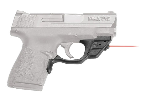 Crimson Trace Laserguard S&W M&P Shield and Shield M2.0 Red Laser, Instinctive Activation, Black Polymer