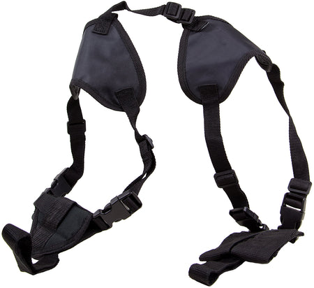 Bulldog WSHD20 Black Nylon Deluxe Shoulder Harness Fits Ruger LCP and Glock 42 2-3 Inch Barrel Ambi