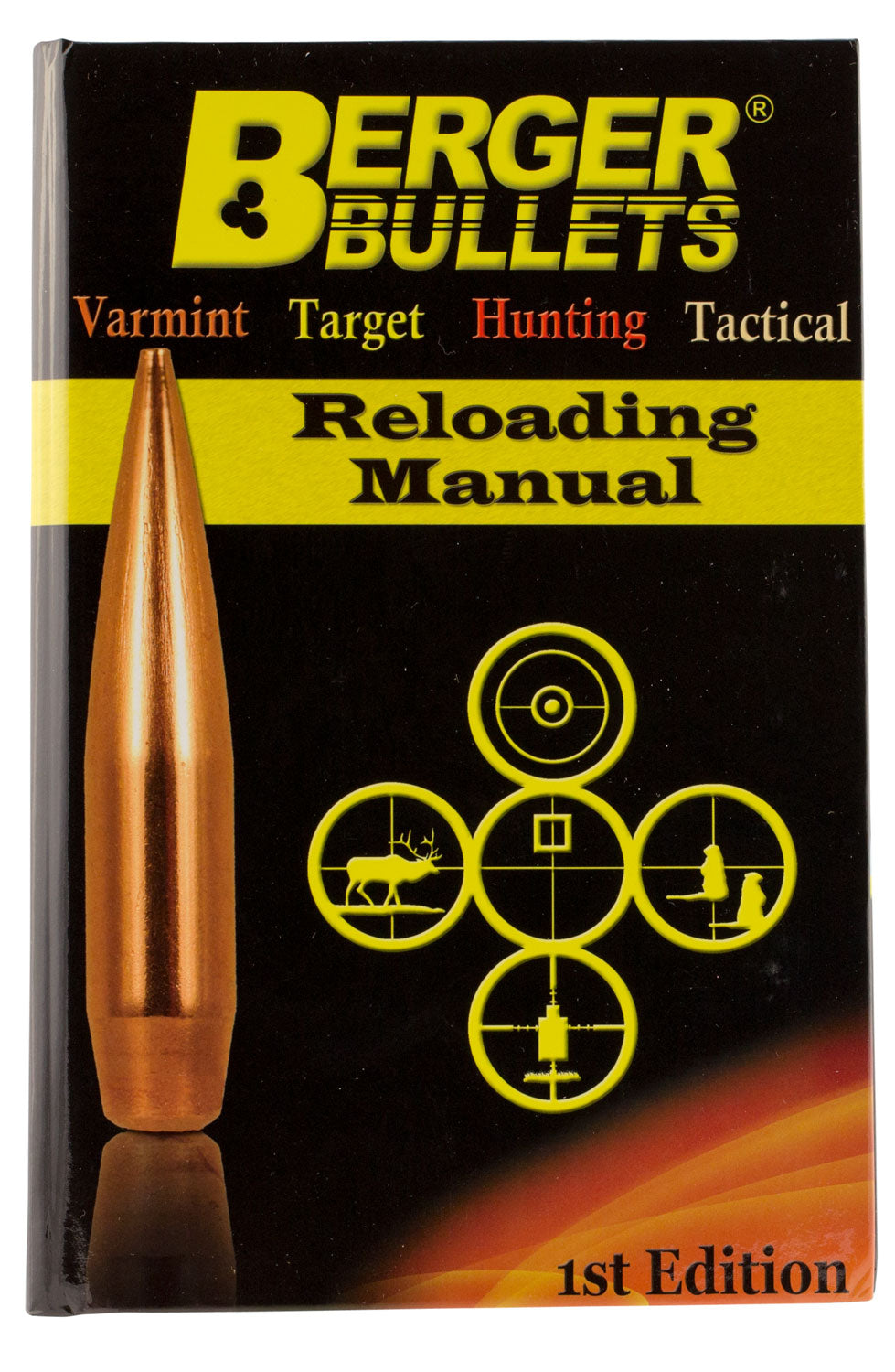 Berger Bullets 11111 1st Edition Rifle Reloading Manual Centerfire Data Book