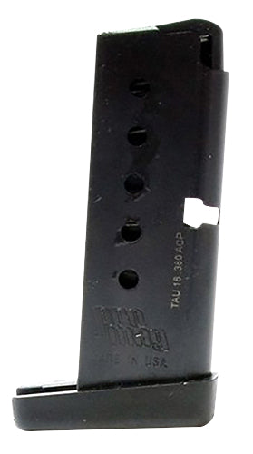 ProMag TAU18 Standard 6rd .380 ACP Mag Fits Taurus TCP Steel Blued