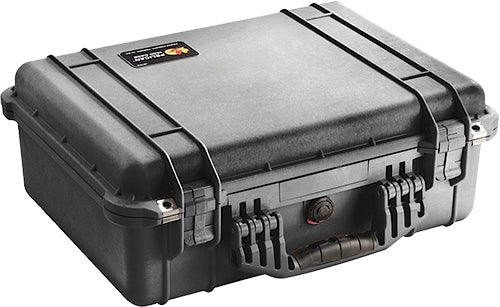 Pelican 1520000110 Protector Hard Case Black Polypropylene Pistol w/Wheels