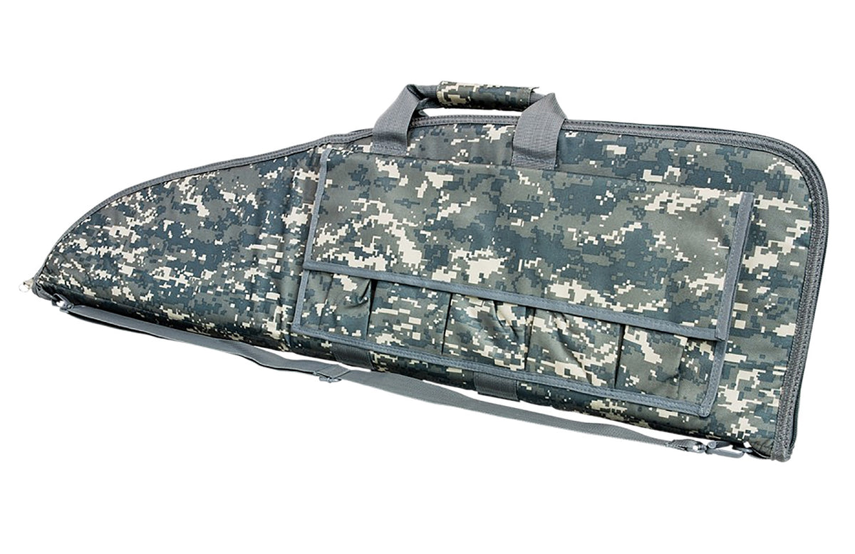 NcStar VISM Rifle Case 42" Digital Camouflage Heavy Duty PVC with Foam Lining