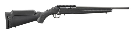 Ruger American 22 WMR 9+1 16.10" Satin Blued Threaded Barrel, Satin Blued Alloy Steel Receiver w/Picatinny Rail, Black Adj LOP Synthetic Stock