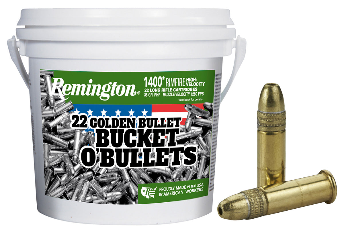 Remington Ammunition 1622B Golden Bullet 22 LR 36 gr Plated Hollow Point