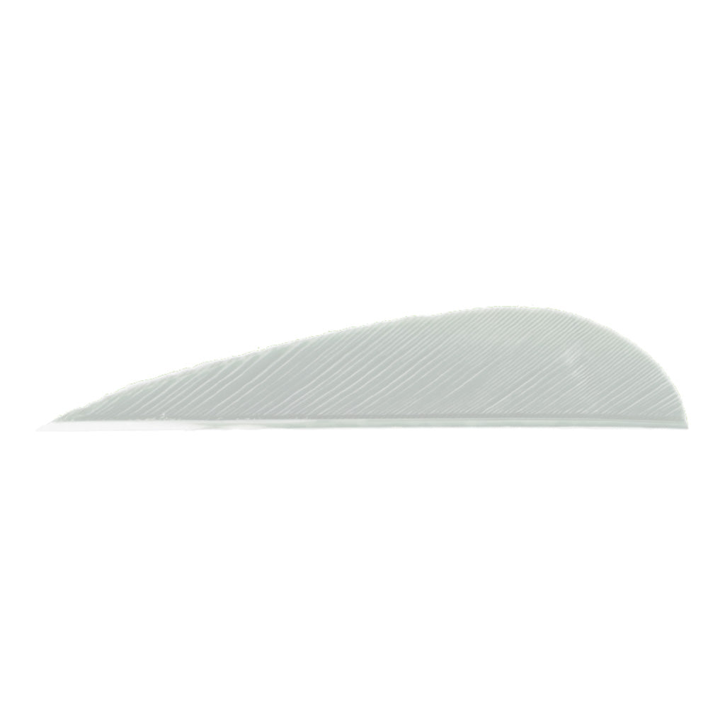 Trueflight 3-Inch LW Parabolic Feathers White 100 Count