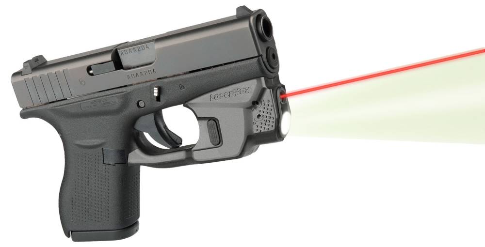 LaserMax Centerfire GripSense Light and Red Laser for Glock 42/43