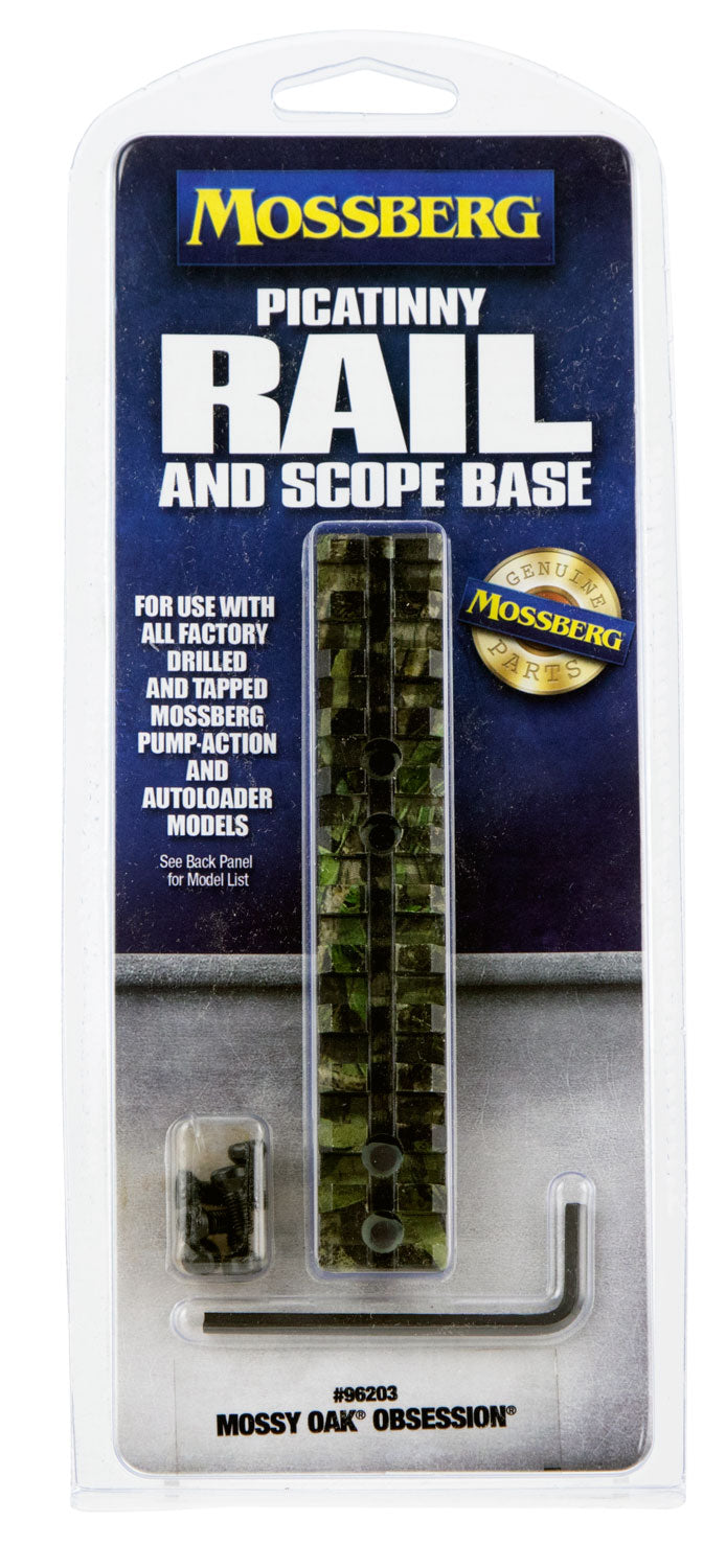 Mossberg 96203 Drilled and Tapped Shotgun Picatinny Rail Mount Mossy Oak Obsession