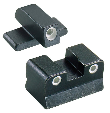 Trijicon 600049 Bright & Tough Tritium Night Sight Set White Outline for Beretta 92A1 and 96A1