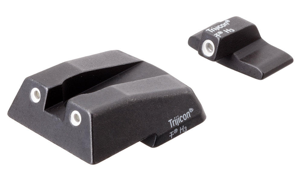 Trijicon 600282 Bright & Tough Tritium Night Sight Set White Outline for HK .45C P30 and VP9
