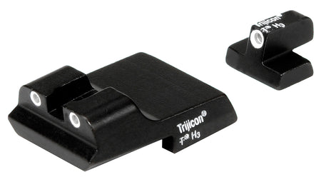Trijicon 600437 Bright & Tough Tritium Night Sight Set White Outline for S&W 1911 Model