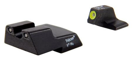 Trijicon 600602 HD Tritium Night Sight Set Yellow Outline Front for H&K .45C .45C Tactical and P30