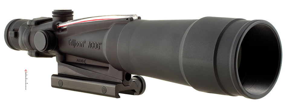 Trijicon ACOG 100175 Black Hardcoat Anodized 5.5x50mm Fixed Scope Illuminated Red Chevron .308/7.62 BDC