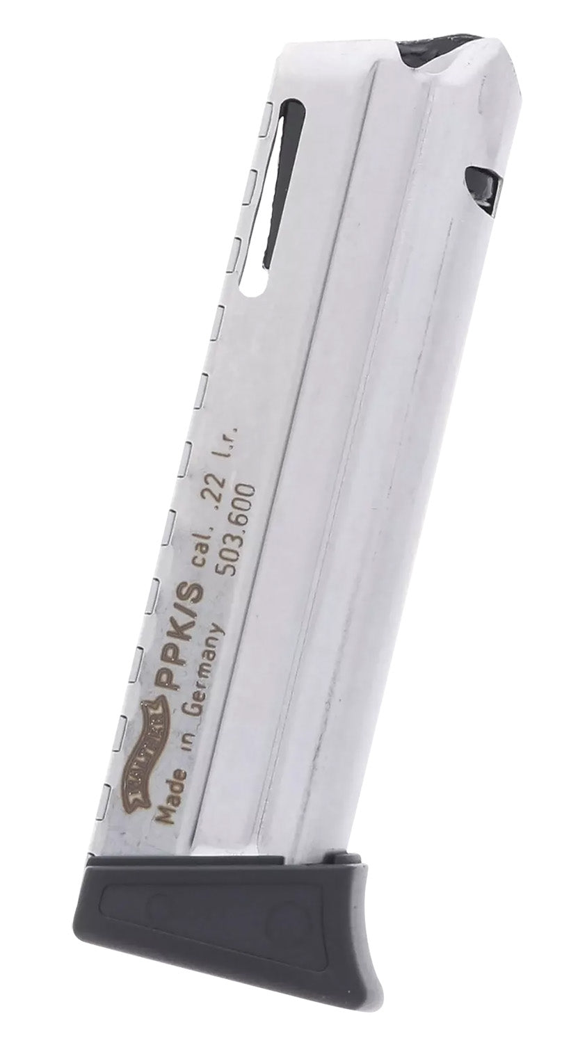 Walther Arms PPK/S .22 LR 10 Round Nickel Polymer Magazine (503600)