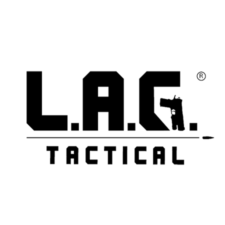 LAG Tactical M.C.S. Pro Series Compact 9MM/40 Single Magazine Carrier, 1.75" Clip, Black Nylon