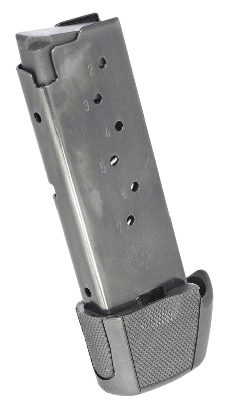 Ruger LC9 90404 9mm Luger 9rd Blued Steel Extended Magazine with Grip Extension LC/EC9