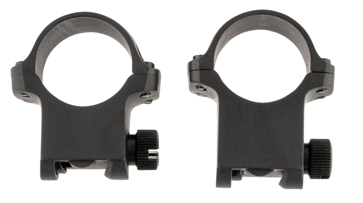 Ruger 90409 Matte Black High Scope Ring Set 1" Tube