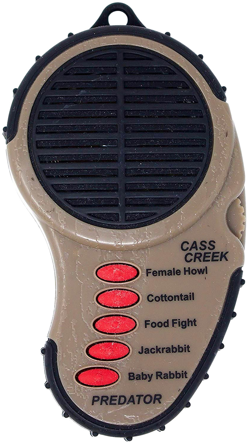 Cass Creek 010 Ergo Electronic Predator Hunting Call with Coyote and Rabbit Sounds, Brown