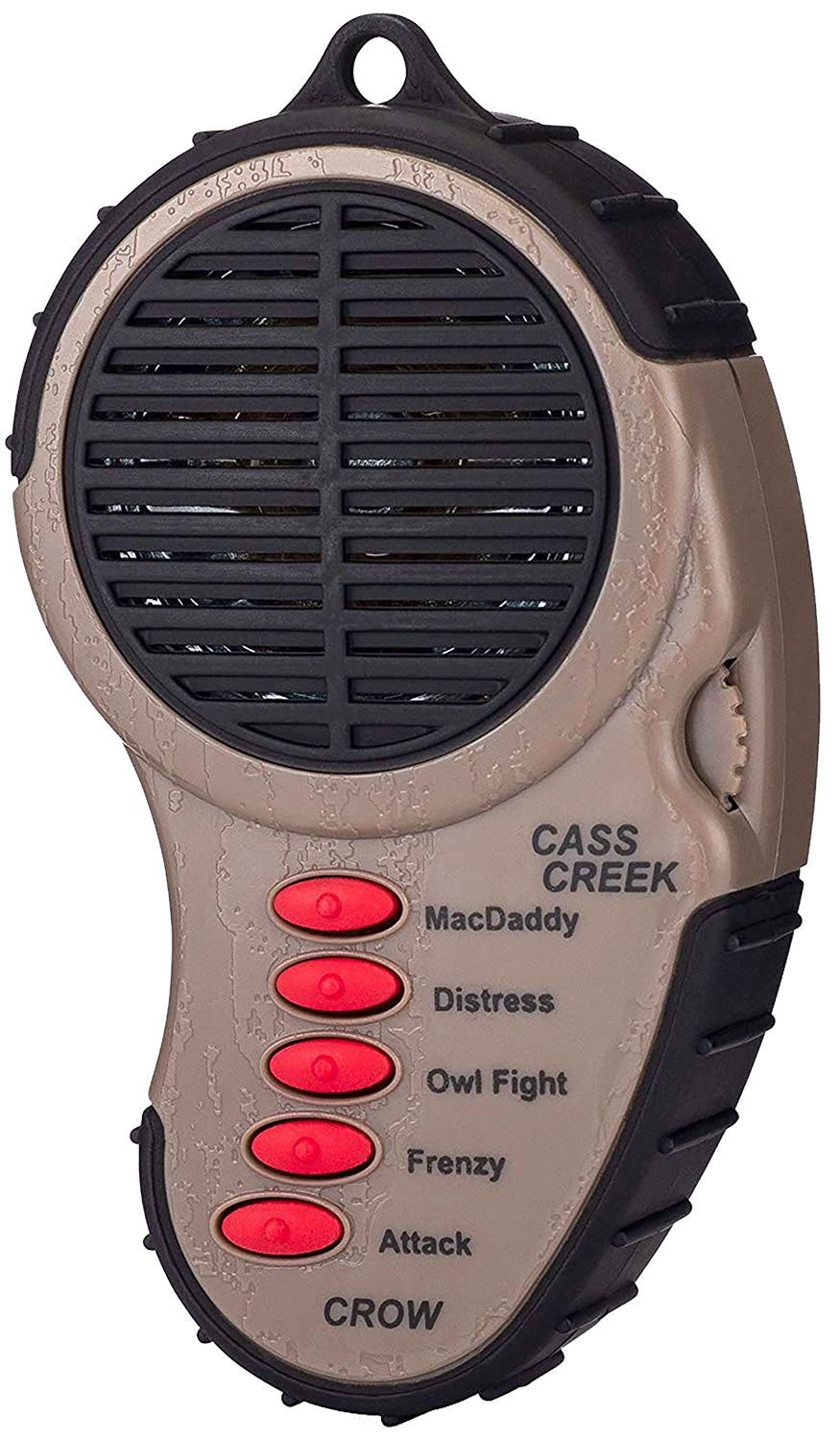 Cass Creek 065 Ergo Electronic Crow Hunting Call with Belt Clip, Bark Camo