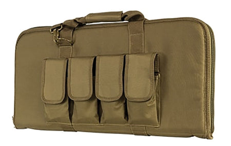 VISM NcSTAR AR/AK 28 Inch Pistol Case with Mag Pouches Tan