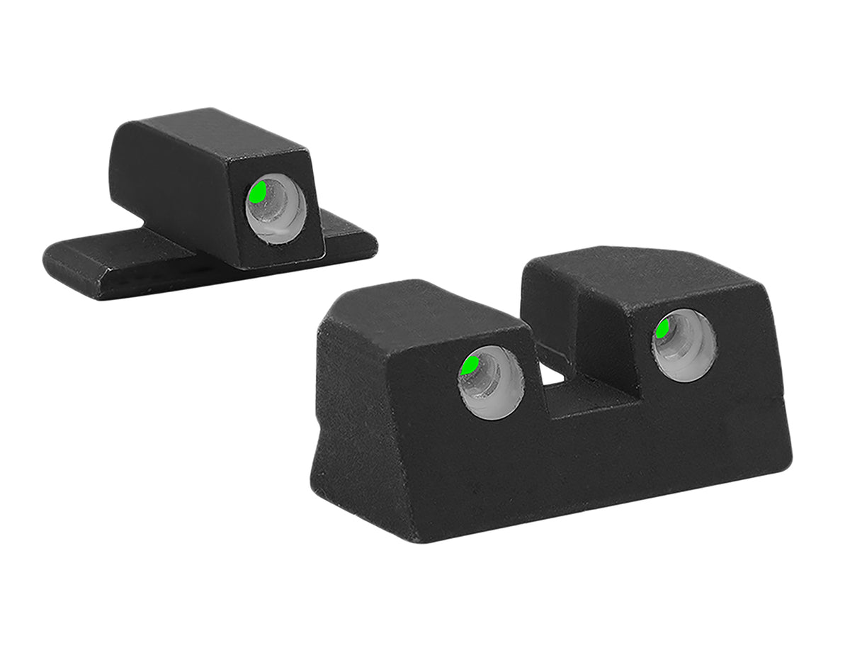 Meprolight Tru-Dot Self-Illuminated Tritium Sight Set Sig Sauer P-Series Dovetail #8 Front/Rear