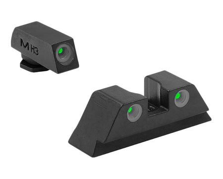 Meprolight Tru-Dot Self-Illuminated Tritium Sight Set Glock Standard Frame 17/19/22/23/28/31/32/33/34/35/37/38/39