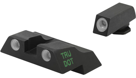 Meprolight Tru-Dot Self-Illuminated Tritium Sight Set Green/Orange Black Frame Glock 26/27 Sub-Compact
