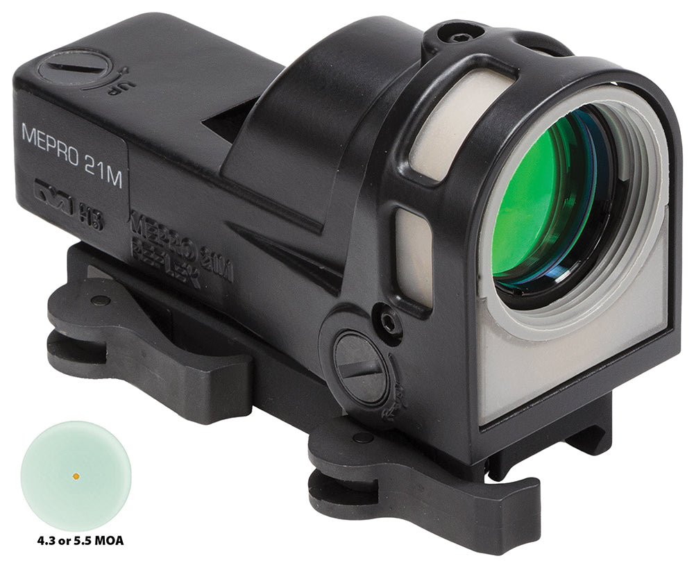 Meprolight USA 626310 M21 Black 1x 30mm Fiber-Optic and Tritium Sight, 5.5 MOA Dot
