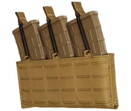 TacShield MOLLE RZR Triple Rifle Magazine Pouch Coyote
