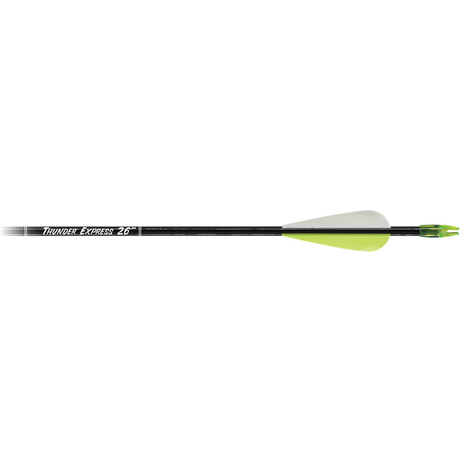 Carbon Express Thunder Express Youth Arrows 26 in. Black 18 pk.