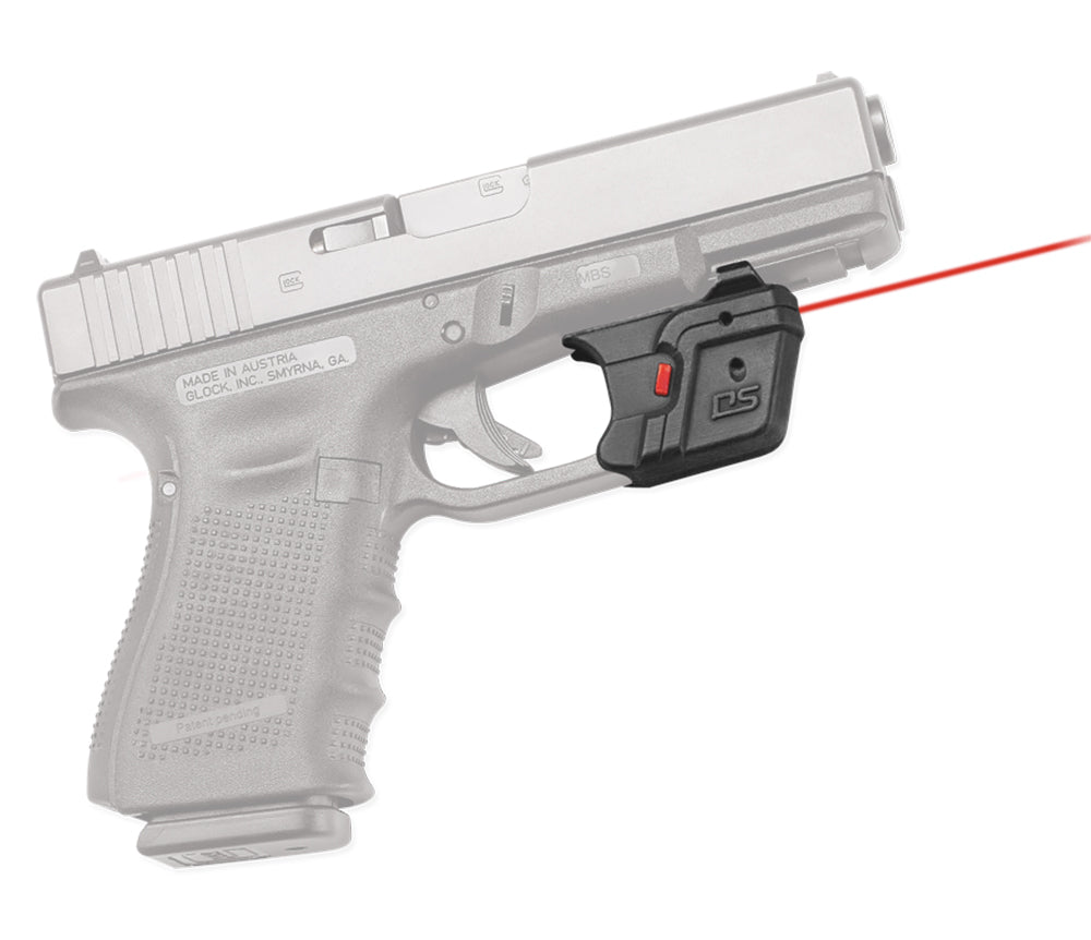 Crimson Trace 0151001 Defender Series Red Laser Sight, Trigger Guard Mount, Compatible with Glock Pistols, Black Polymer