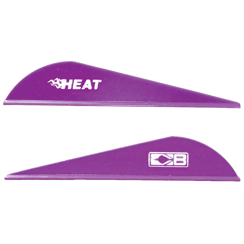 Bohning Heat Vanes 36 pk. Purple Archery Fletching