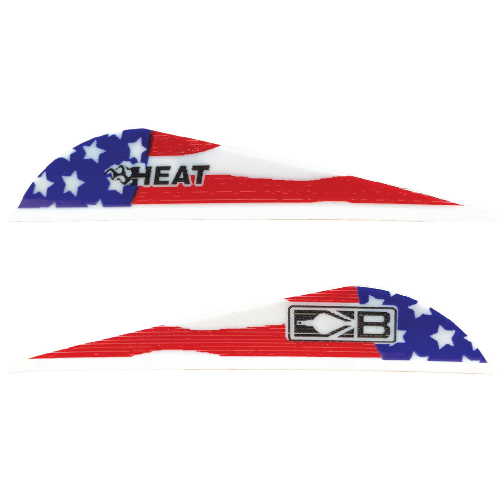 Bohning Heat Vanes 36 pk. American Flag Archery Fletching