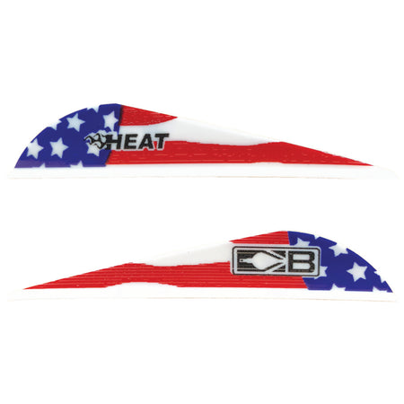 Bohning Heat Vanes 36 pk. American Flag Archery Fletching
