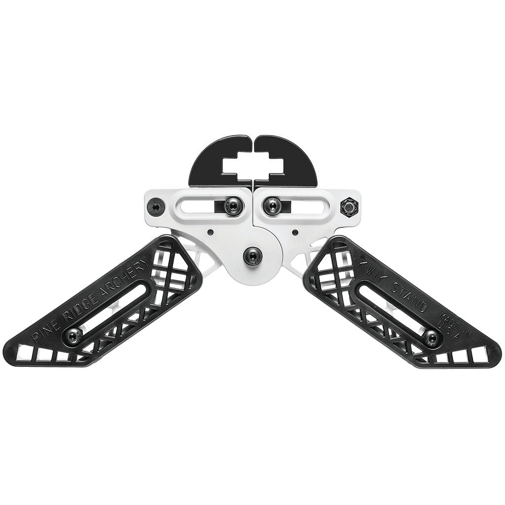Pine Ridge Kwik Stand Bow Support for Tournament and Blind Hunting White/Black