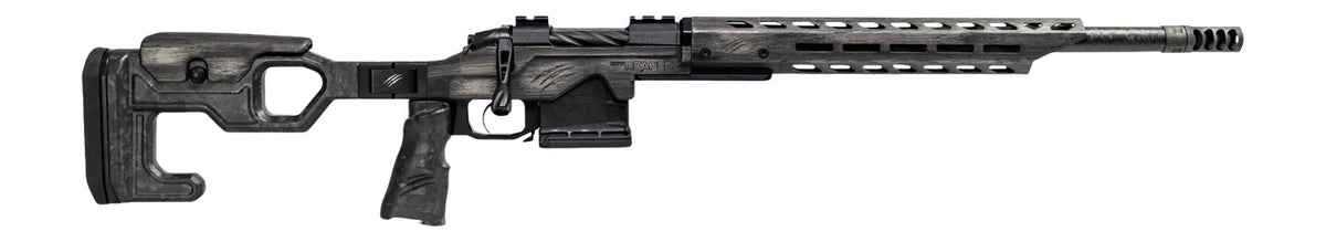 Fierce Firearms REPMT22CM18DG Reaper MTN 2.0 22 Creedmoor 3+1 18" Carbon Fiber Match Grade Threaded Barrel, Distressed Gray Cerakote Titanium Drilled & Tapped Receiver, M-LOK Handguard, Magnesium Fold