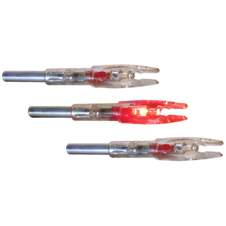 GWS Lighted Nocks Red S Nock Size 3 Pack Archery