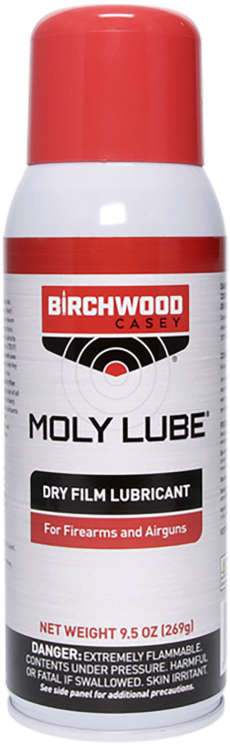Birchwood Casey 40140 Moly Lube Dry Film Aerosol Lubricant for All Firearms 9.5 oz.