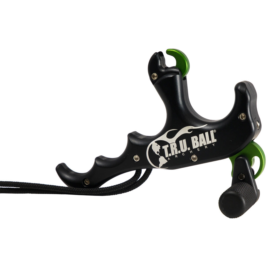 Tru Ball T-Rex Bone Collector Black 4 Finger Bow Release Aid