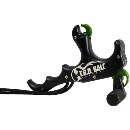 Tru Ball T-Rex Bone Collector Black 4 Finger Bow Release Aid