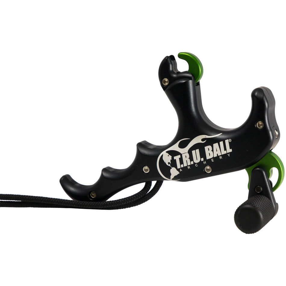 Tru Ball T-Rex Bone Collector Black 4 Finger Bow Release Aid
