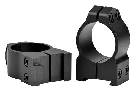 Warne 1BM Maxima 1" Medium Matte Black Steel Scope Rings Dovetail Fits CZ 550